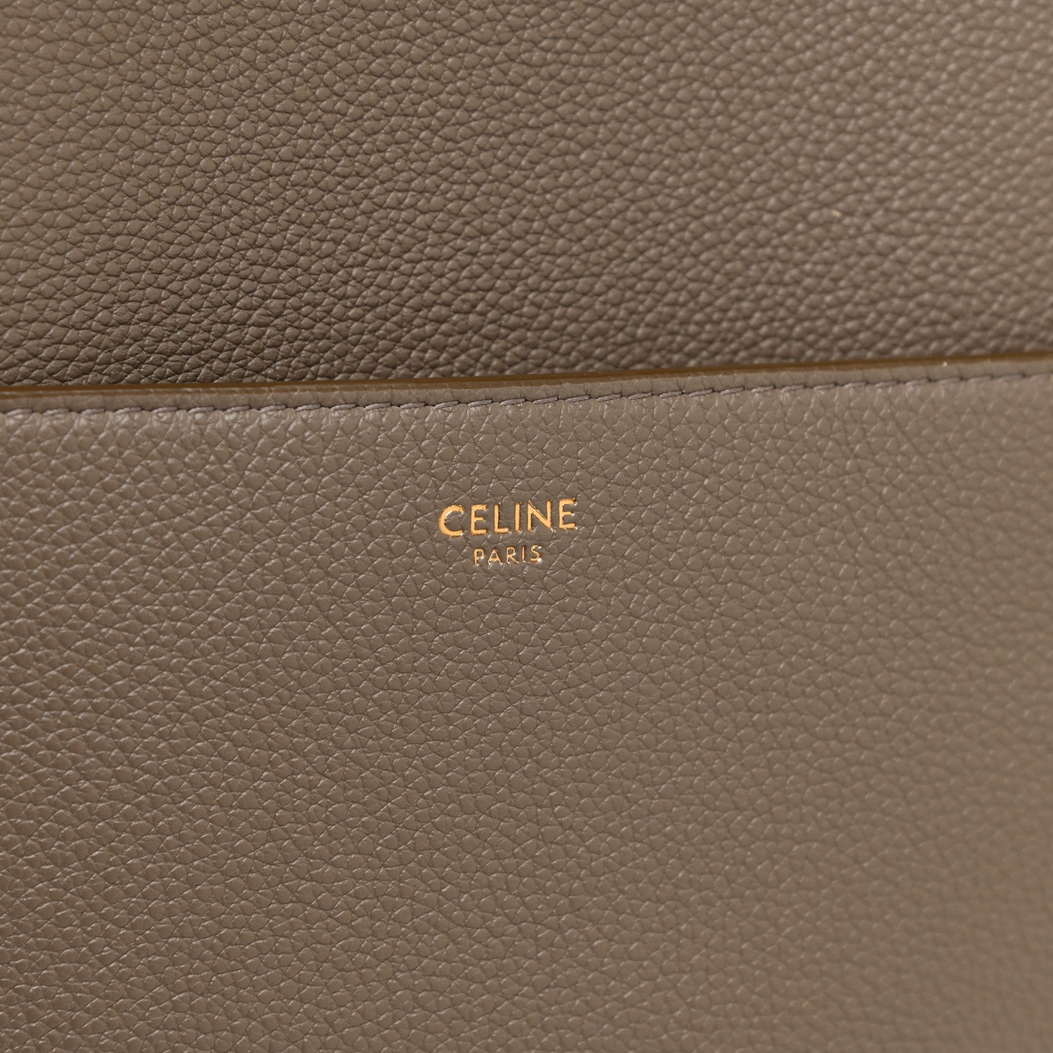 Celine Soft Grained Calfskin Sangle Bucket Bag Taupe 10 of 10