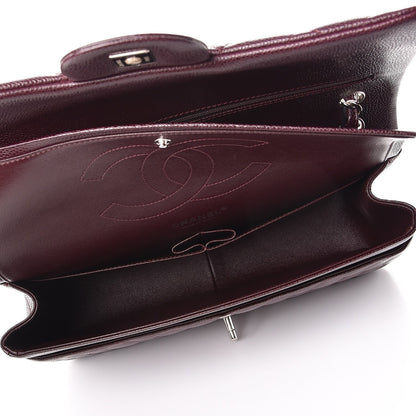 Chanel Caviar Quilted Jumbo Double Flap Burgundy 5 of 8