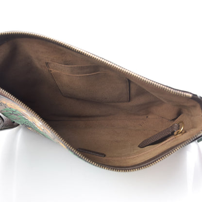 Gucci GG Supreme Monogram Bengal Web Medium Flat Messenger Beige Yard 5 of 13
