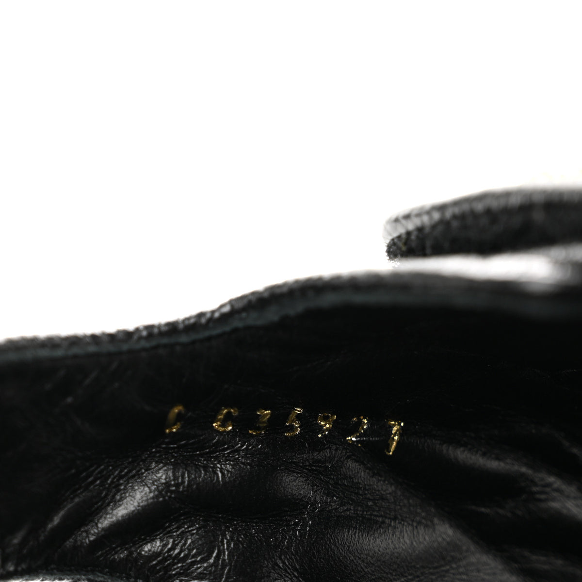 Grained Calfskin Velcro Dad Sandals 39.5 Black