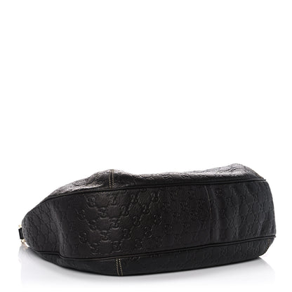 Gucci Guccissima Large New Ladies Web Hobo Black 4 of 11