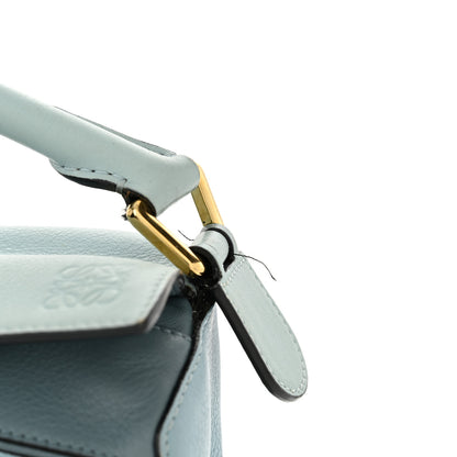 Loewe Calfskin Small Puzzle Bag Aqua Light Blue Stone Blue 13 of 13
