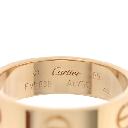 Cartier 18K Yellow Gold 5.5mm LOVE Ring 55 7.25 4 of 5