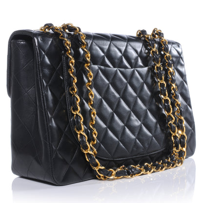 Chanel Lambskin XL Jumbo Flap Black 3 of 11