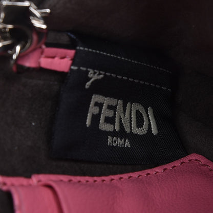 Fendi Nappa Rabbit Fox Fur Micro Buggie Baguette Rosa Fluo Multicolor 10 of 13
