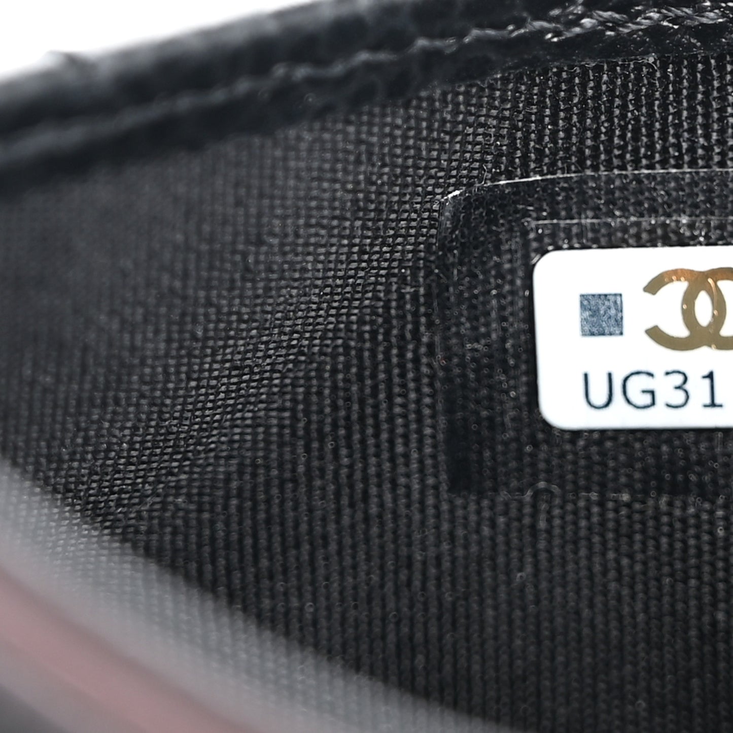 Caviar Quilted Card Holder Black