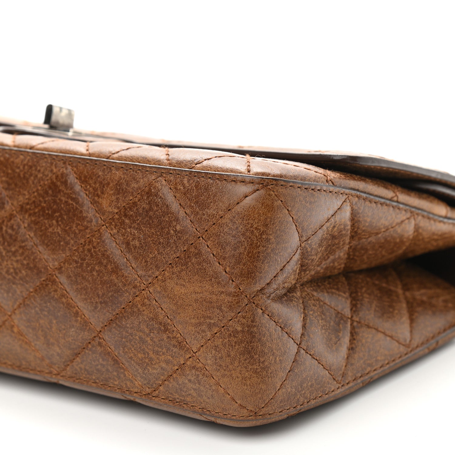 Chanel Aged Calfskin Quilted 2.55 Reissue 226 Flap Light Brown 8 of 12