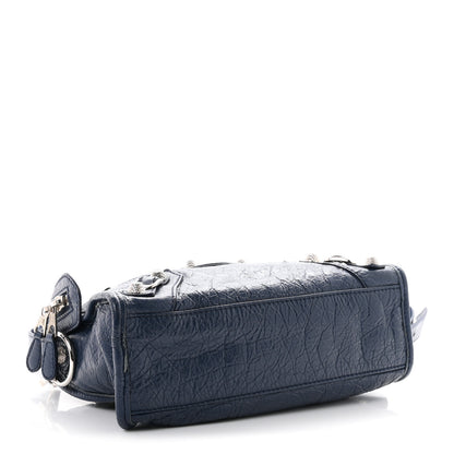 Balenciaga Agneau Giant 12 Silver Hardware Mini City Bleu Roi 3 of 10