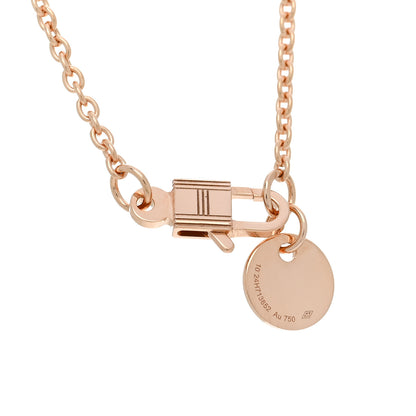Hermes 18K Rose Gold Amulettes Adjustable Chain Extension 6 of 10