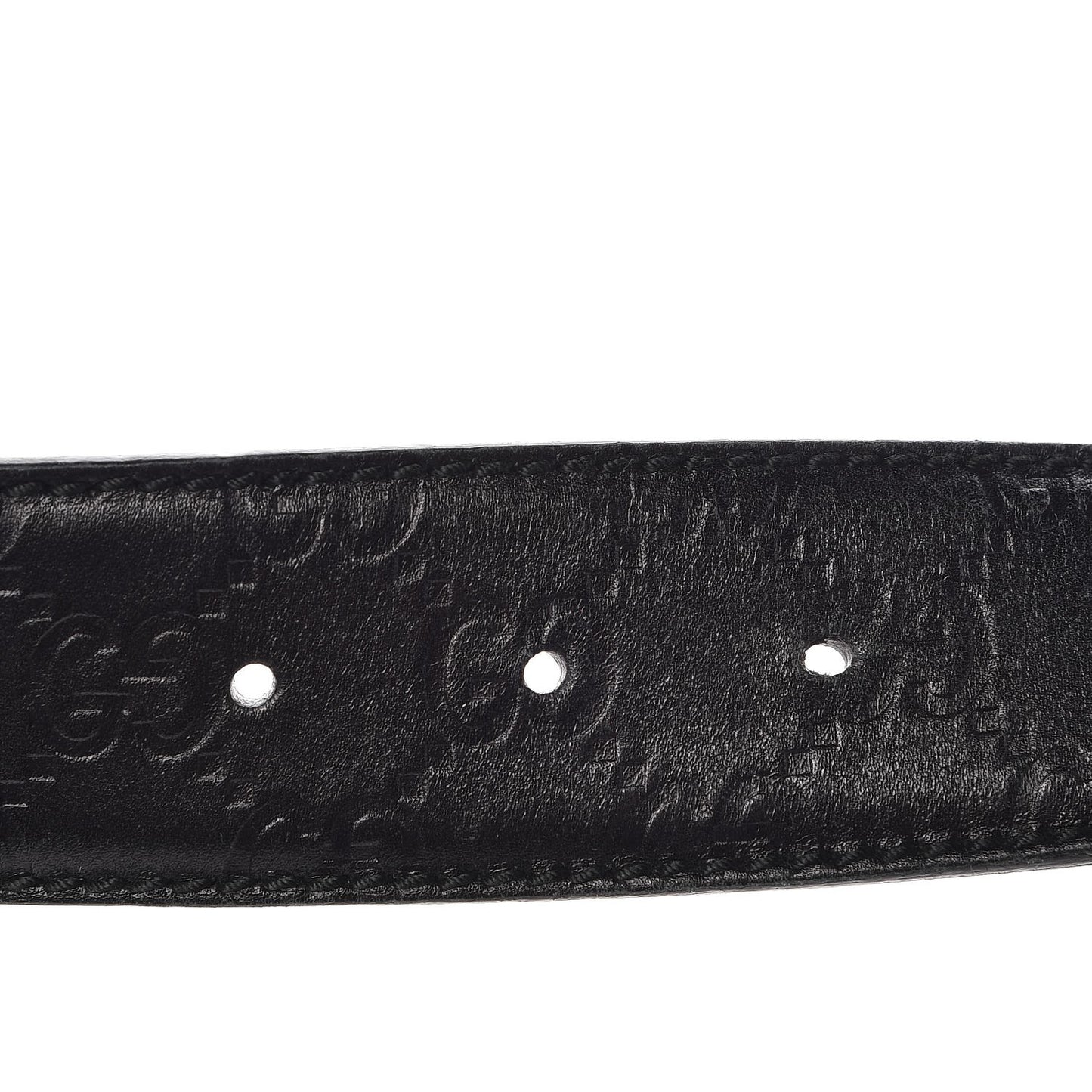 Guccissima Interlocking G Belt 100 40 Black