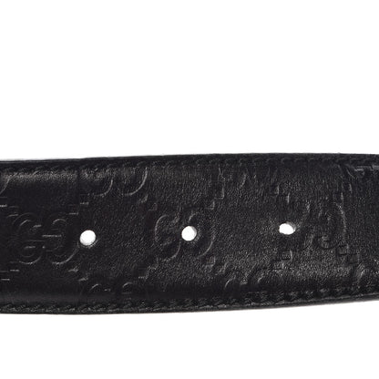 Gucci Guccissima Interlocking G Belt 100 40 Black 4 of 7