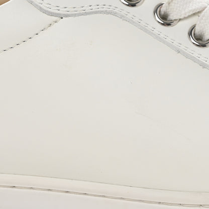 Christian Louboutin Calfskin Strass Junior Flat Sneakers 36.5 36.5 Version Latte 10 of 10