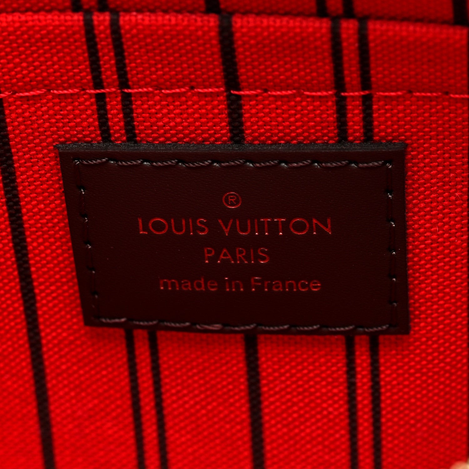 Louis Vuitton Damier Ebene Neverfull MM GM Pochette 5 of 5