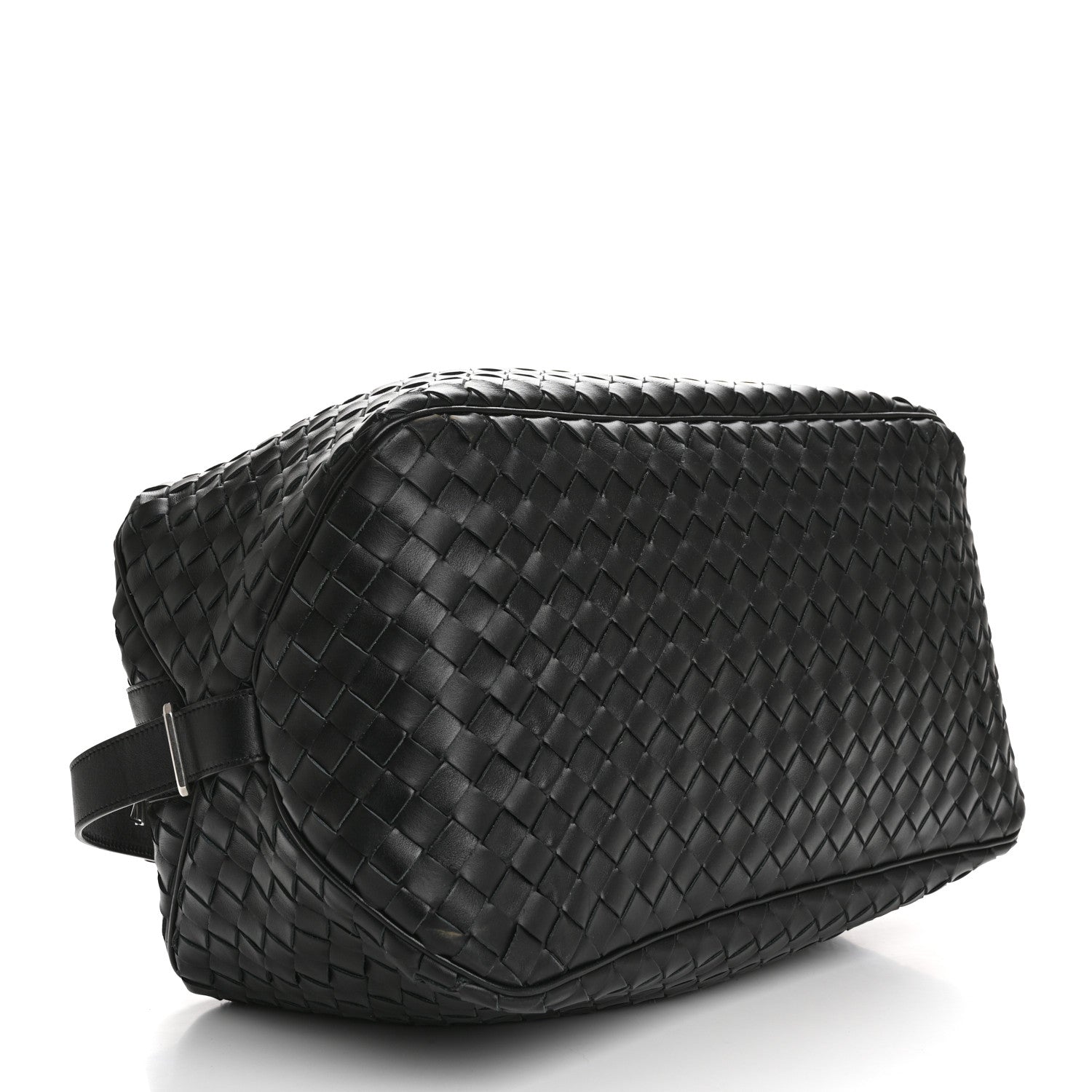 Bottega Veneta Nappa Intrecciato Travel Duffel Bag Black 4 of 12