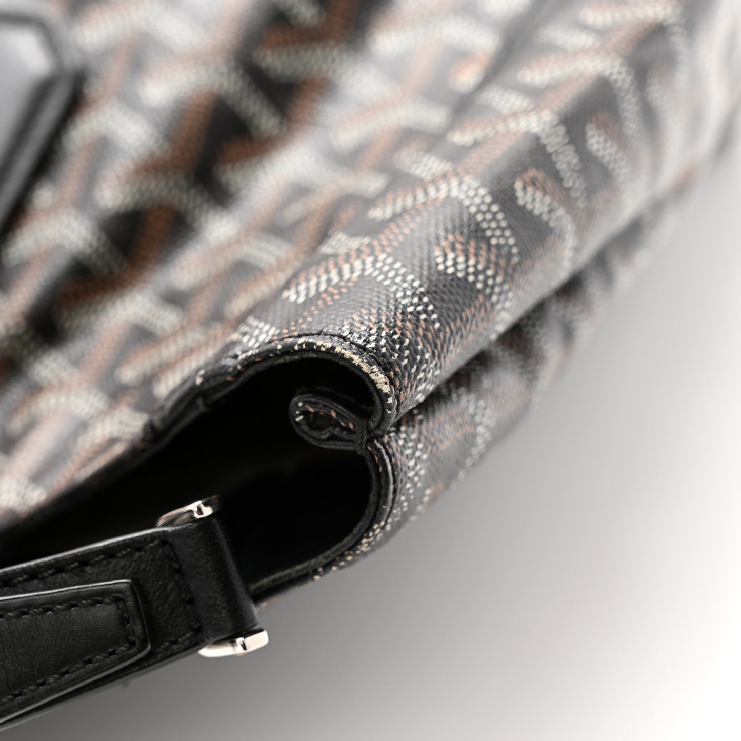 Goyardine Voltaire Tote Black