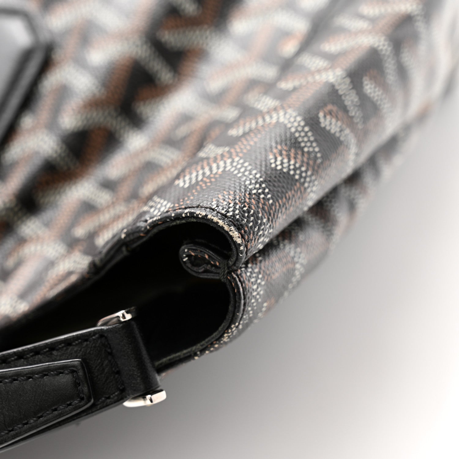 Goyard Goyardine Voltaire Tote Black 11 of 12