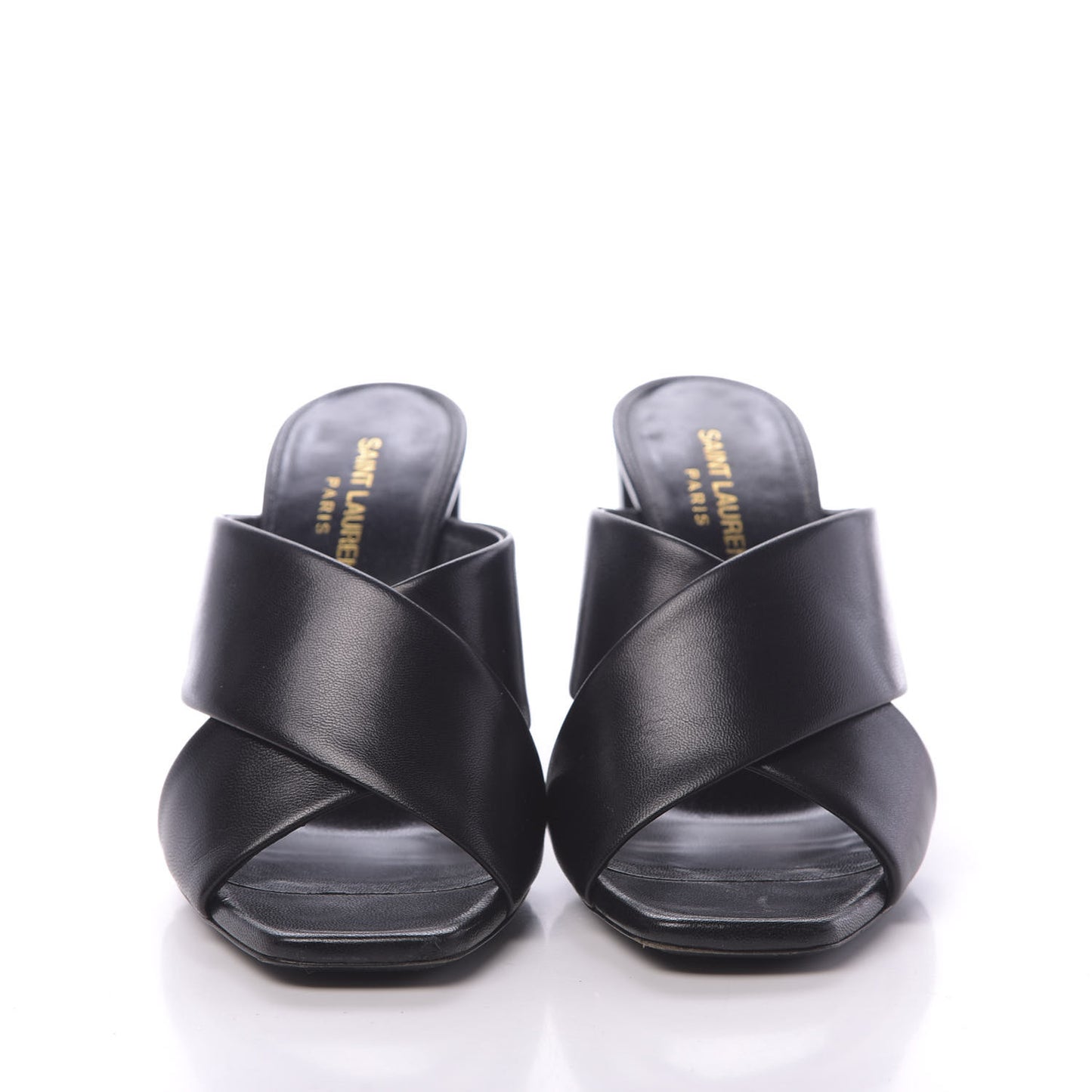 Calfskin LouLou Mules 37 Black