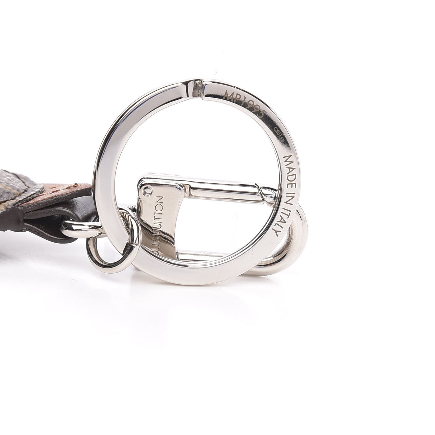 Monogram Dog Bag Charm Key Holder