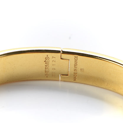 Hermes Enamel Narrow Clic Clac H Bracelet PM Black 6 of 7