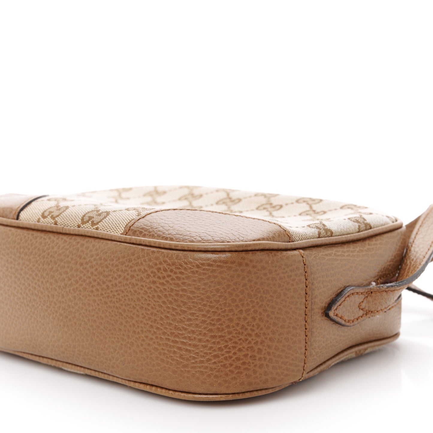 Monogram Mini Bree Messenger Bag Beige Tabacco