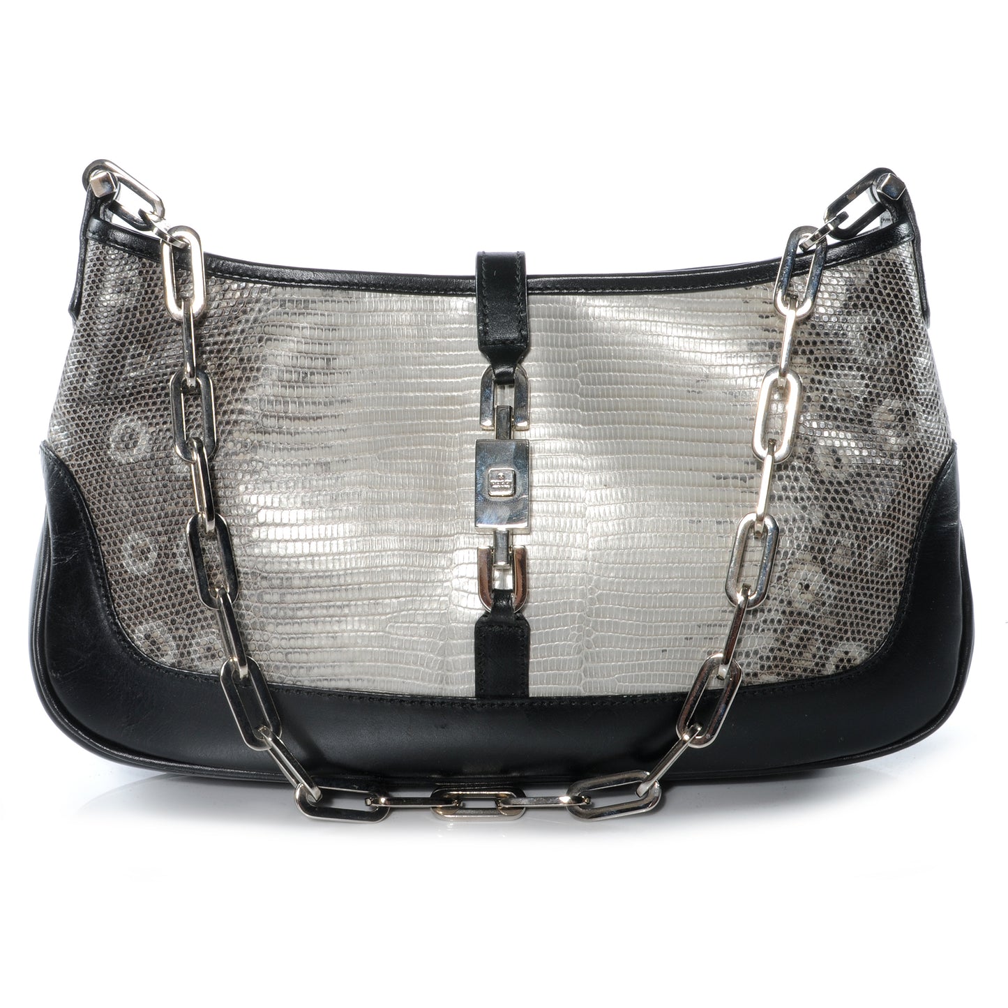 Lizard Jackie O Shoulder Bag