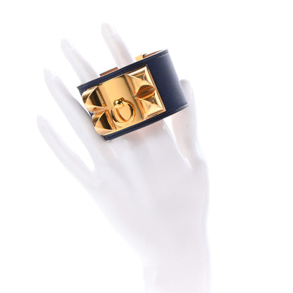 Hermes Swift Collier de Chien CDC Bracelet S Bleu Saphir 2 of 10