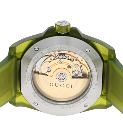 Gucci Stainless Steel Rubber 40mm Dive Quartz Watch Green 4 of 4
