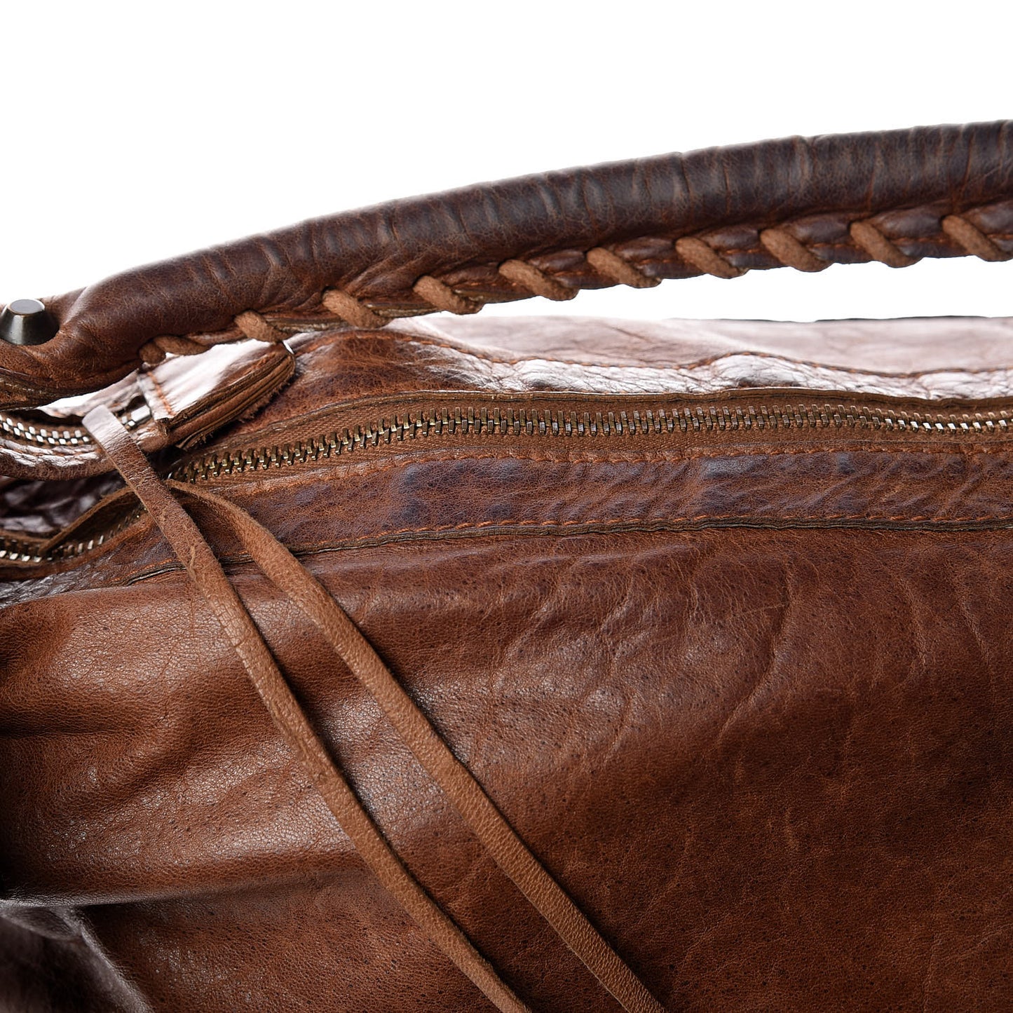 Agneau Classic Hardware Day Hobo Sienna