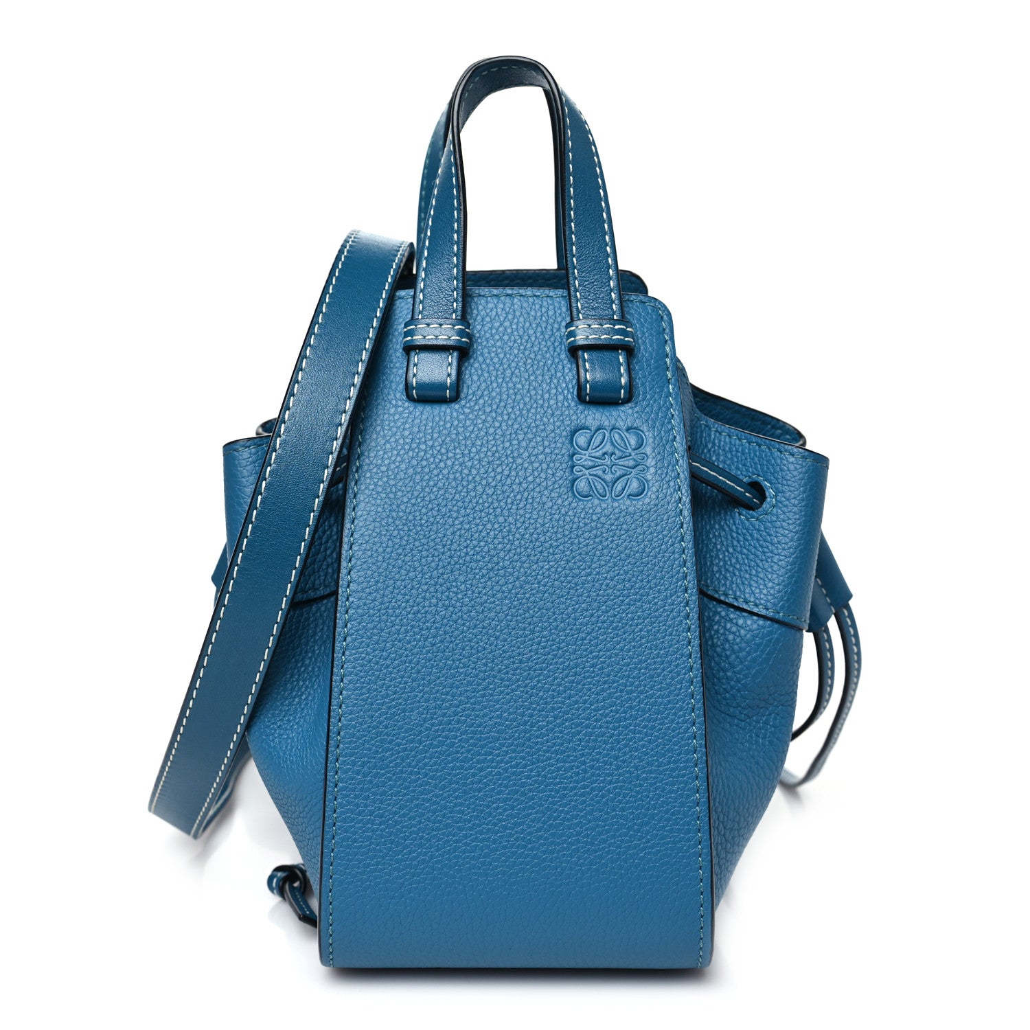 Loewe Calfskin Mini Hammock Shoulder Bag Dark Blue 1 of 10
