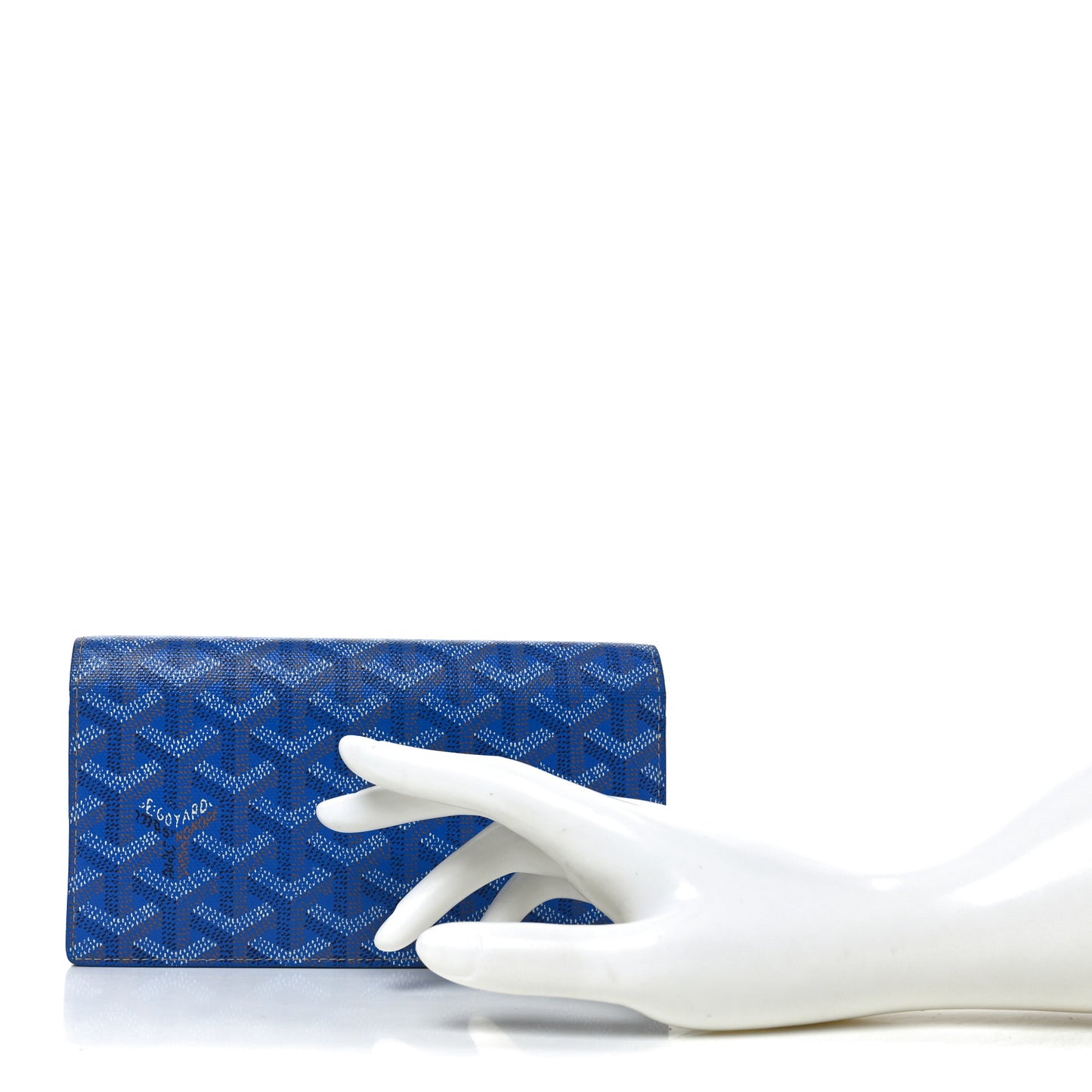 Goyardine Richelieu Wallet Sky Blue