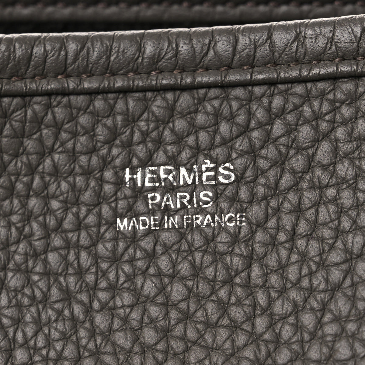 Hermes Taurillon Clemence Evelyne III PM Etain 6 of 12