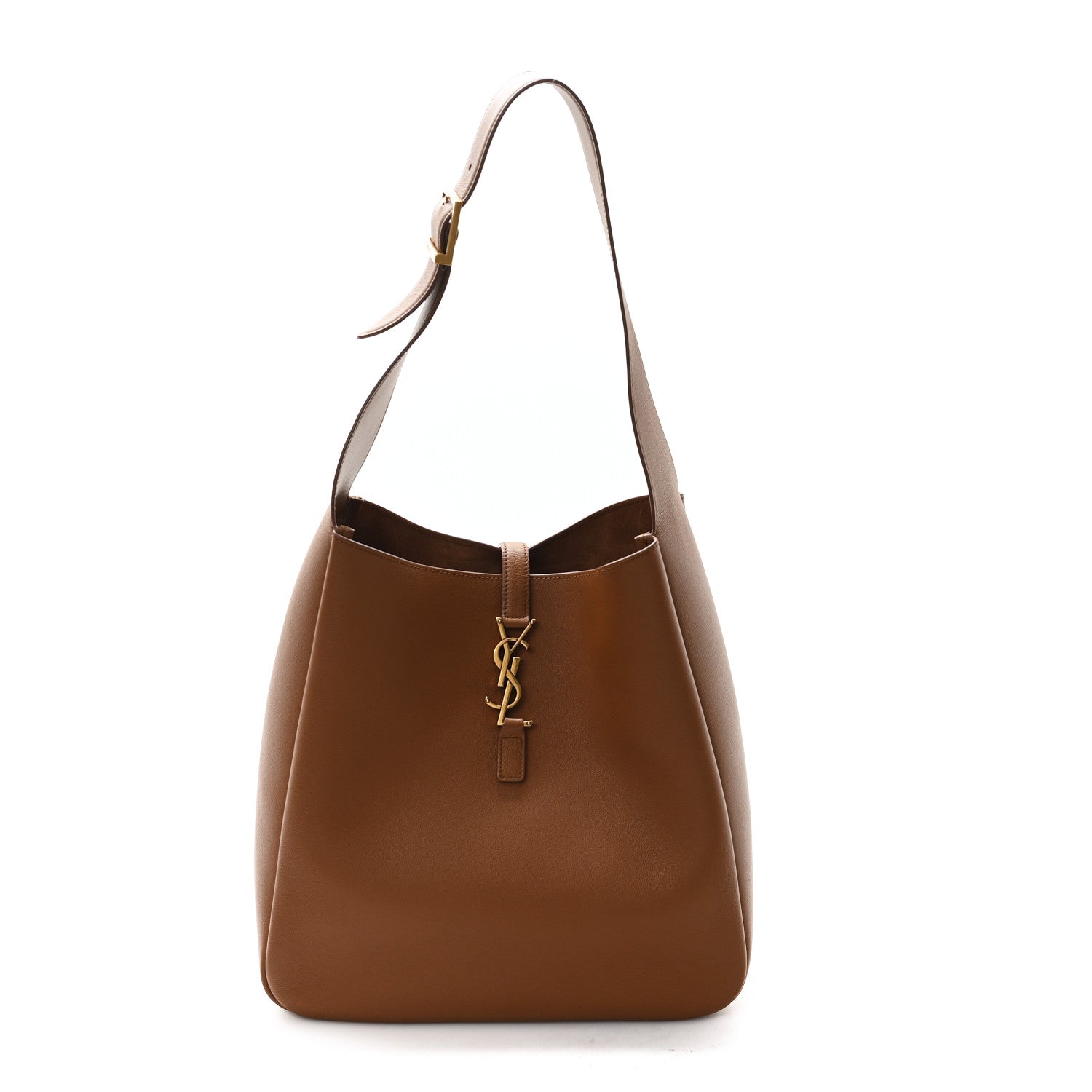 Saint Laurent Grained Calfskin Large Le 5 A 7 Soft Hobo Fox 1 of 11