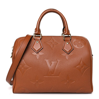 Louis Vuitton Empreinte Monogram Giant Speedy Bandouliere 25 Cognac 1 of 9