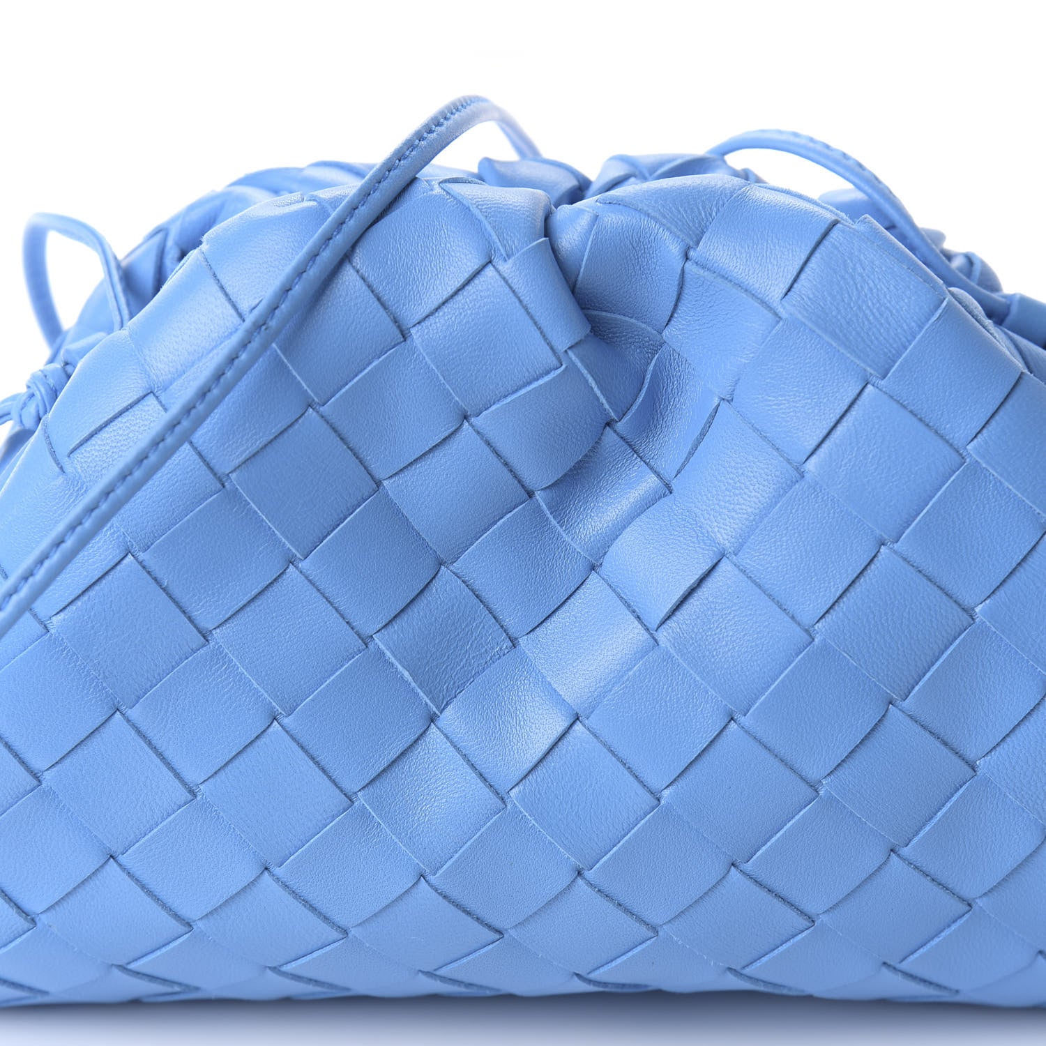 Bottega Veneta Nappa Intrecciato The Mini Pouch Swimming Pool 9 of 9