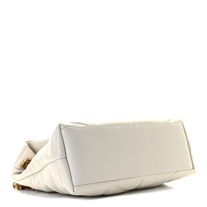 Saint Laurent Lambskin Quilted Small Loulou Puffer Monogram Chain Satchel Crema Soft 4 of 8