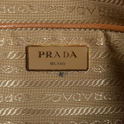 Prada Saffiano Lux Large Tote Caramel 7 of 11