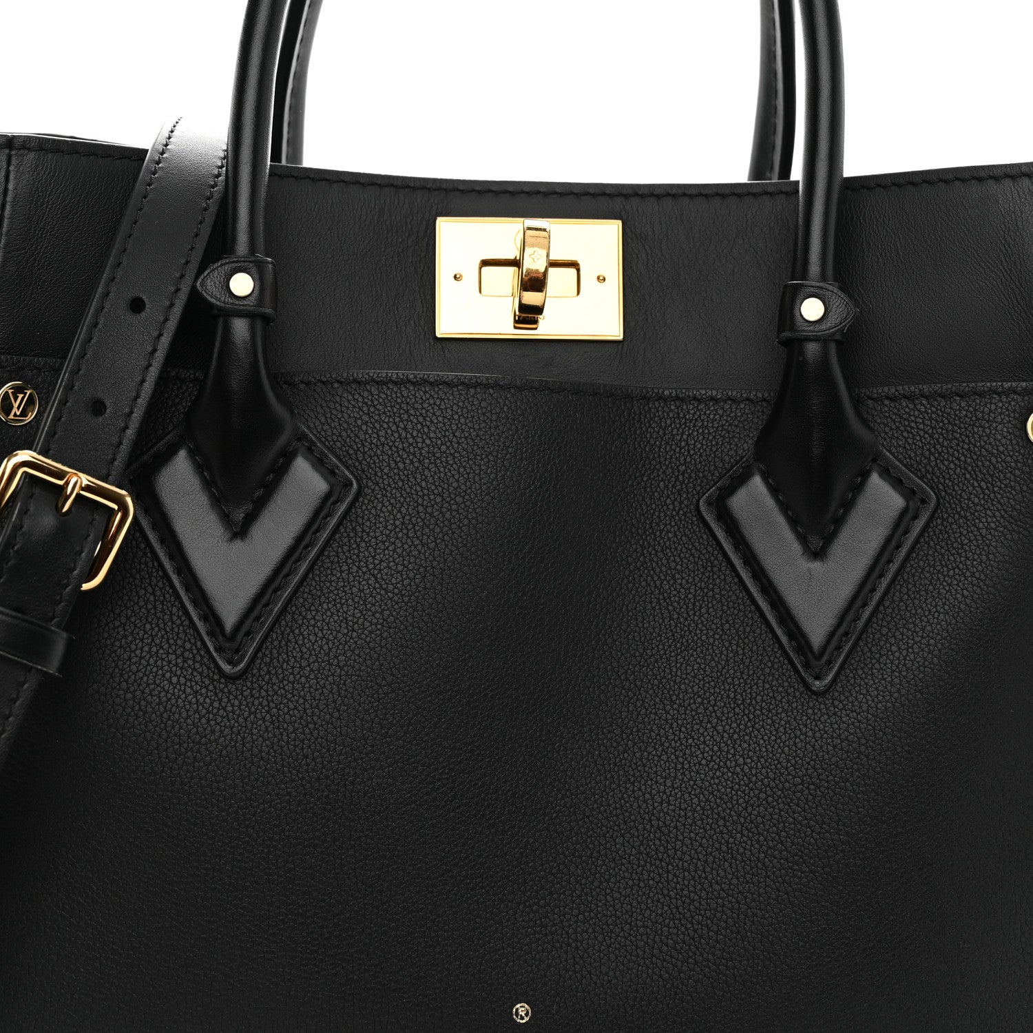 Louis Vuitton Calfskin Monogram Tufting On My Side Black 7 of 11