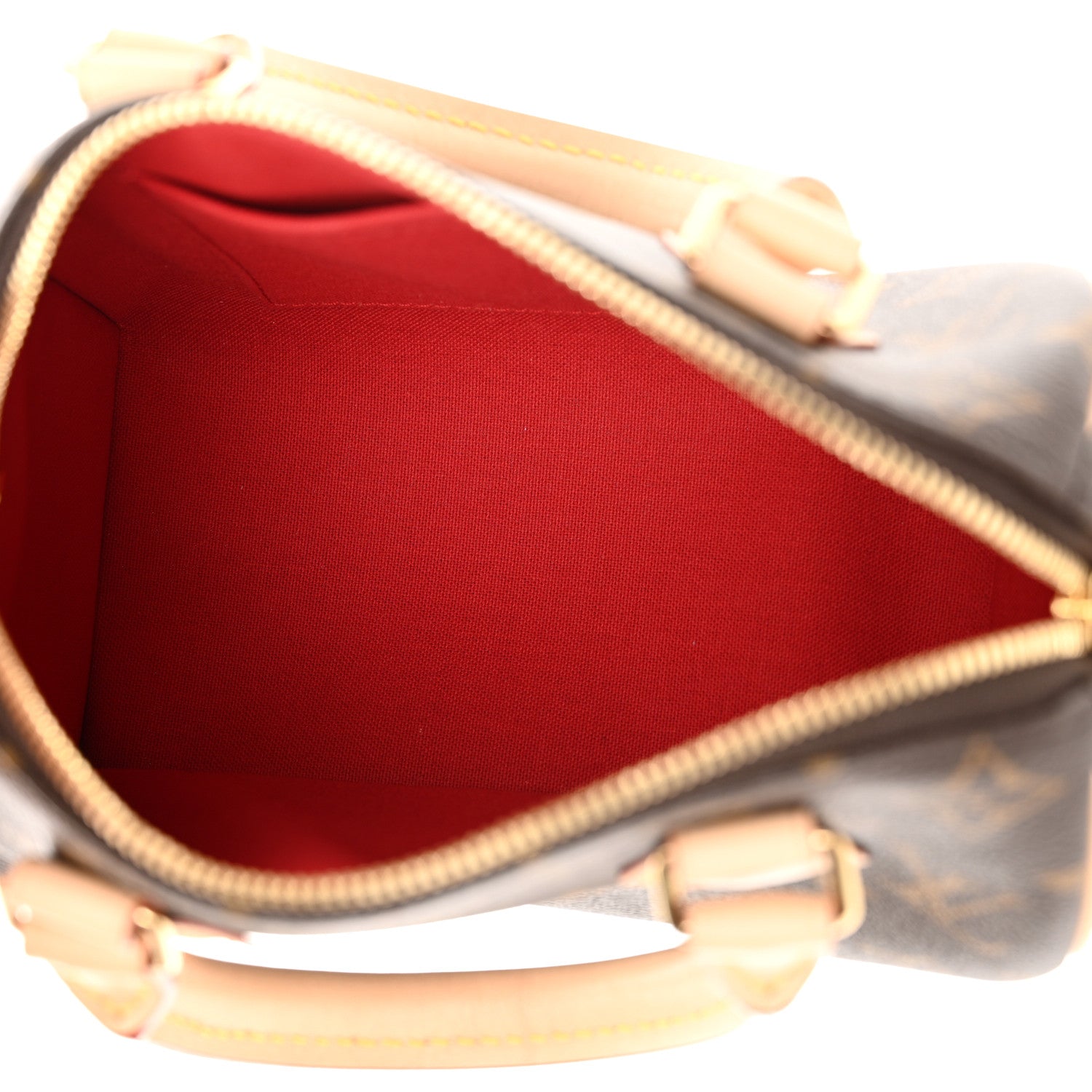 Louis Vuitton Monogram Speedy Bandouliere 20 Beige 5 of 11