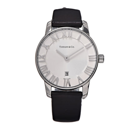Tiffany Stainless Steel Calfskin 29mm Atlas 2-Hand Quartz Watch 1 of 10