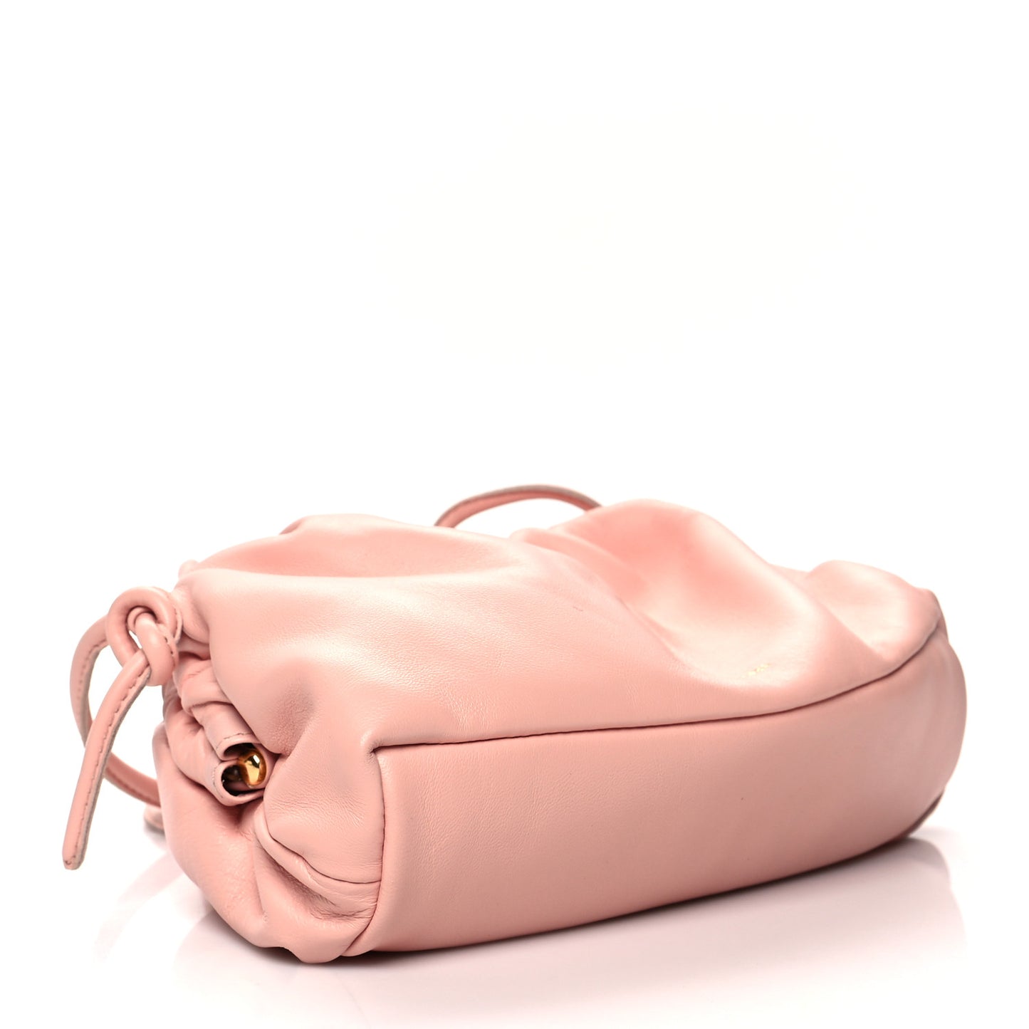 Lambskin Mini Cloud Clutch Dahlia