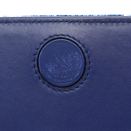 Gucci Velvet Matelasse GG Marmont Mini Bag Cobalt Blue 10 of 11