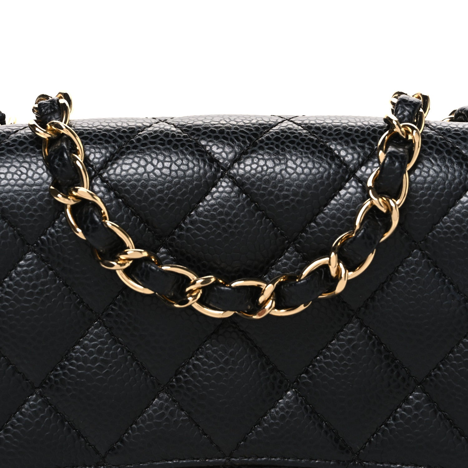 Chanel Caviar Quilted Mini Square Flap Black 7 of 11