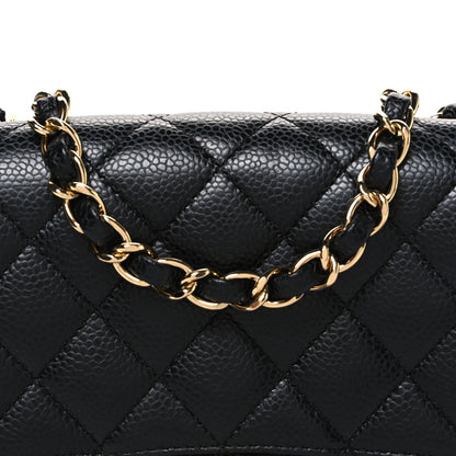 Chanel Caviar Quilted Mini Square Flap Black 7 of 11