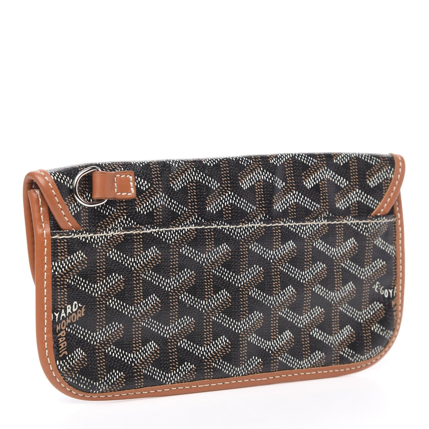 Goyardine Pouch Black Gold