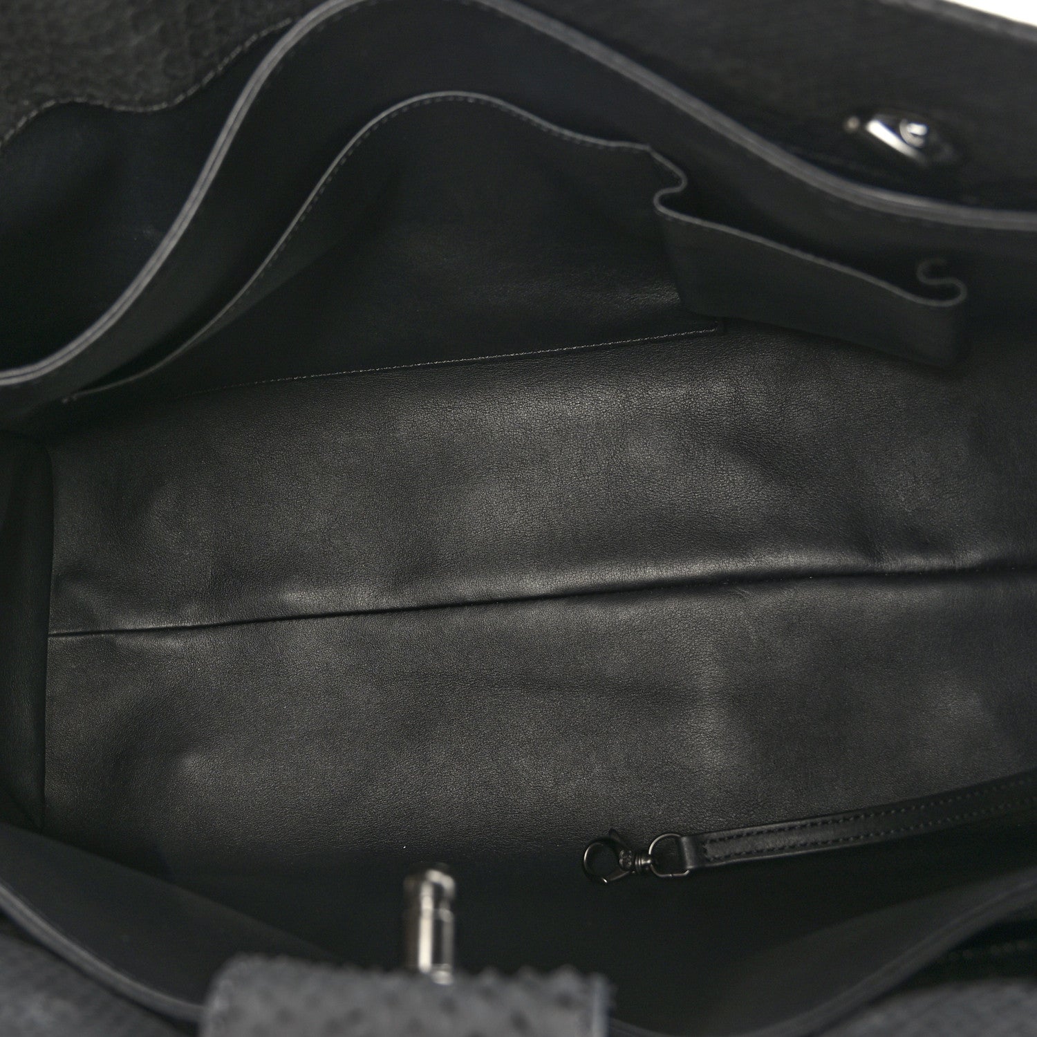Chanel Snakeskin Boy Shopping Tote So Black 5 of 9
