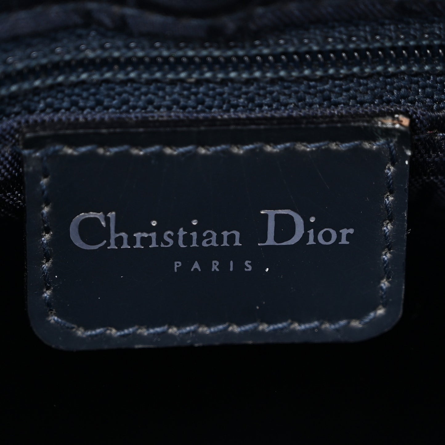 Denim Cannage Medium Lady Dior Light Blue