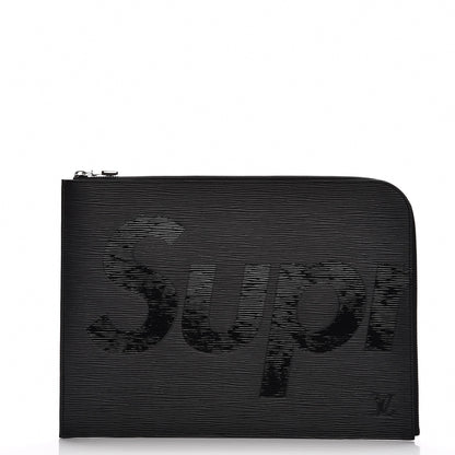 Louis Vuitton X SUPREME Epi Pochette Jour GM Black 1 of 8