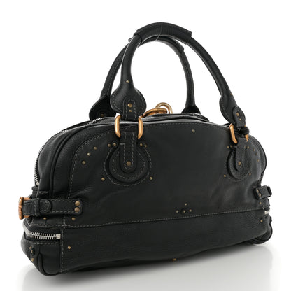 Chloe Calfskin Paddington Double Zipped Bowler Black 3 of 13