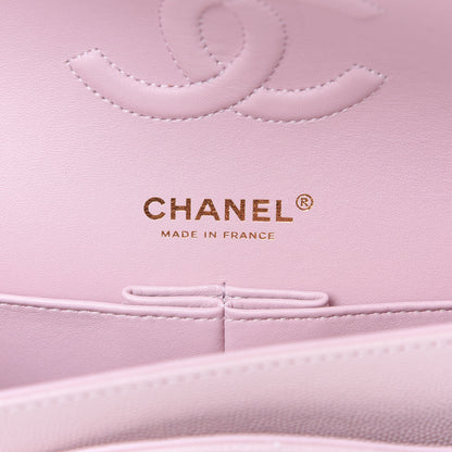 Chanel Caviar Quilted Medium Double Flap Light Pink 6 of 11