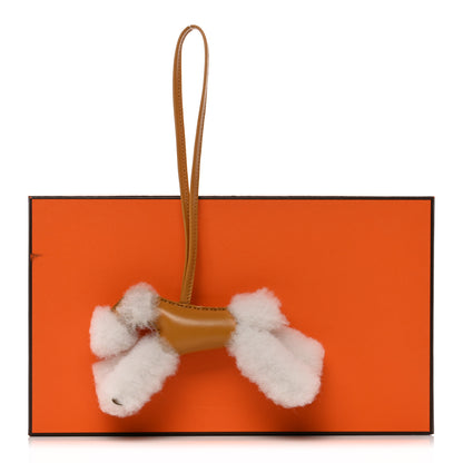Hermes Milo Lambskin Shearling Budy Charm Biscuit 5 of 5